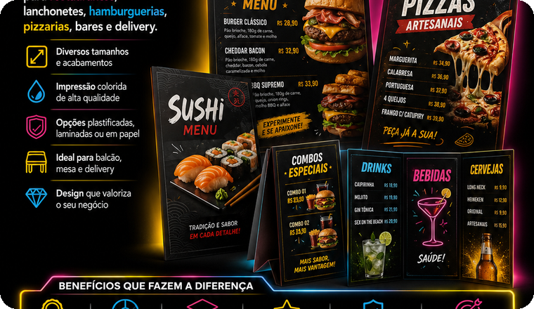 Mockup Cardápio