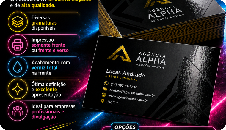 Mockup Cartão Premium