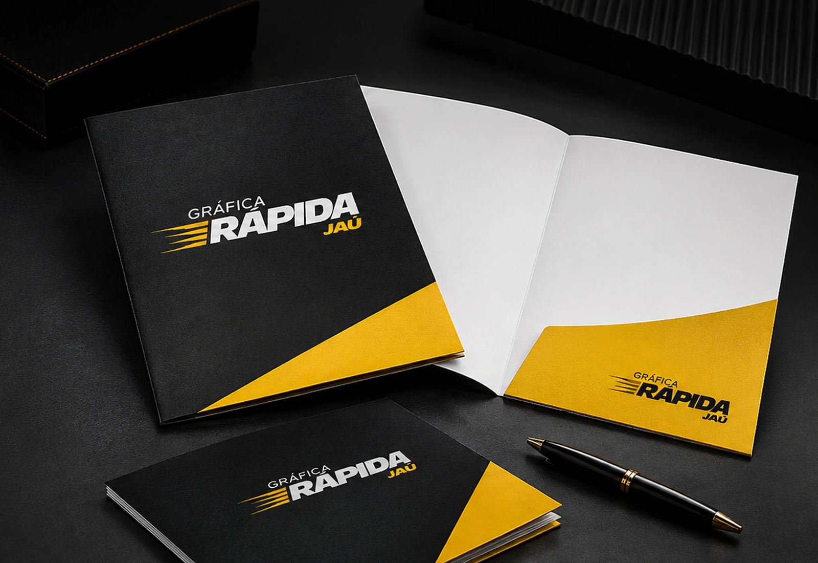 Mockup de Pastas